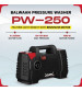Balwaan Electric Pressure Washer Lightweight PW-250